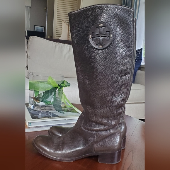 Tory Burch Keaton Riding Boots,  6.5 - Picture 2 of 14